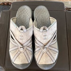 Privo by Clarks Women's Beige Mules